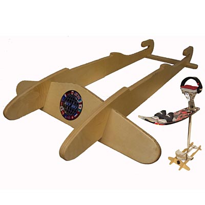 Sky ski display stand